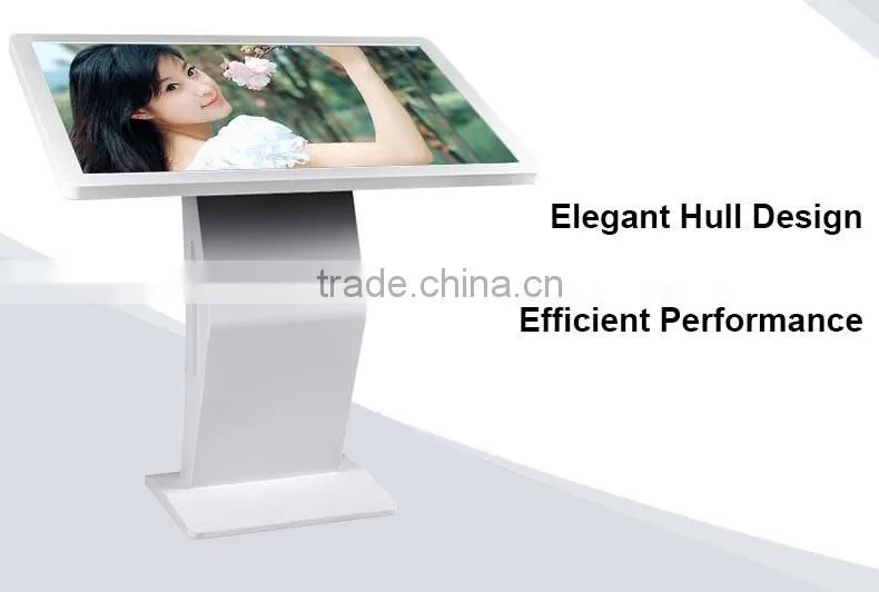 Standing Alone Multimedia Kiosk wifi split screen lcd digital signage