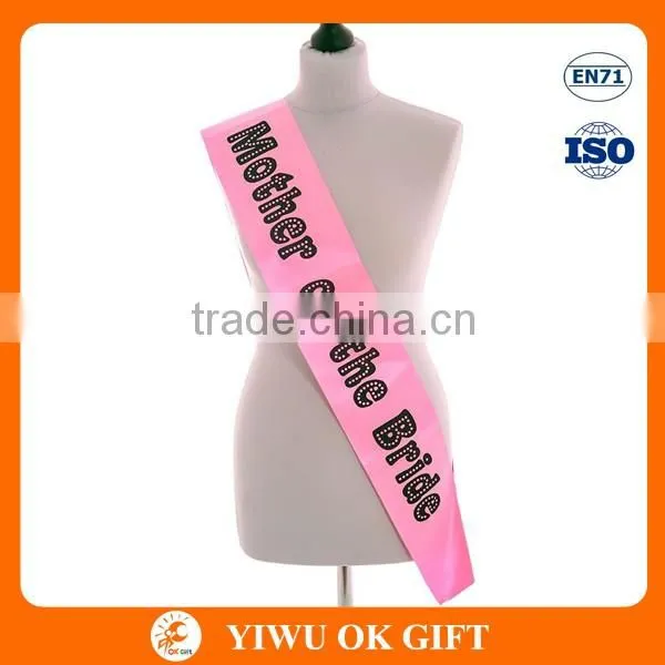 Hen Party Sash,Bachelorette Party supplies,Satin sash