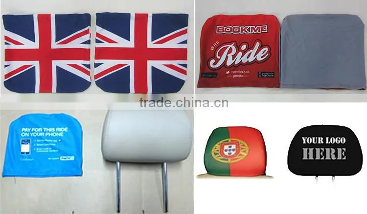 custom polyester fabric auto decoration side rear car view mirror cover