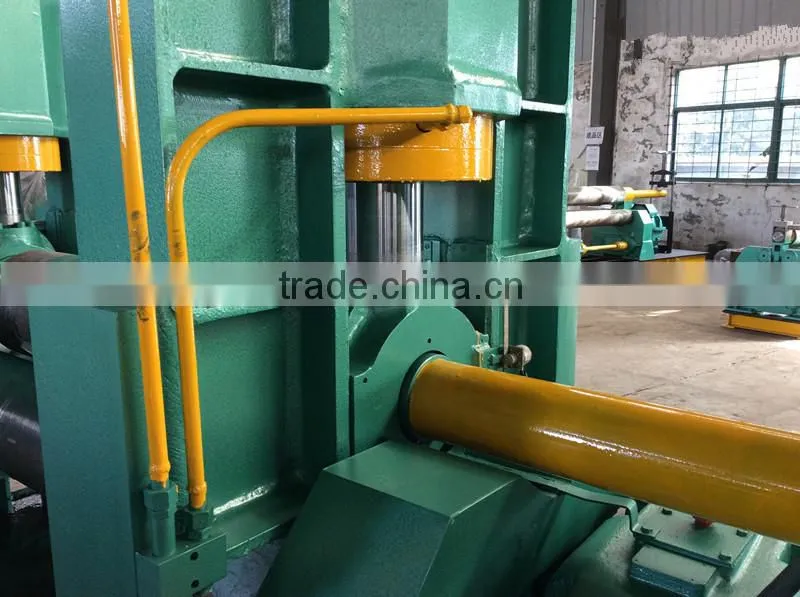 CNC hydraulic upper roller universal metal rolling machine