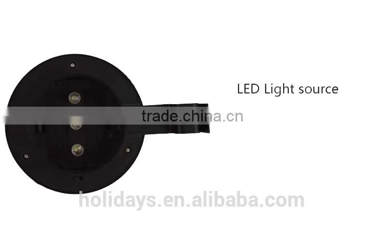Solar Power Powered Outdoor Gutter Fence LED Wall With Bracket Garden Light