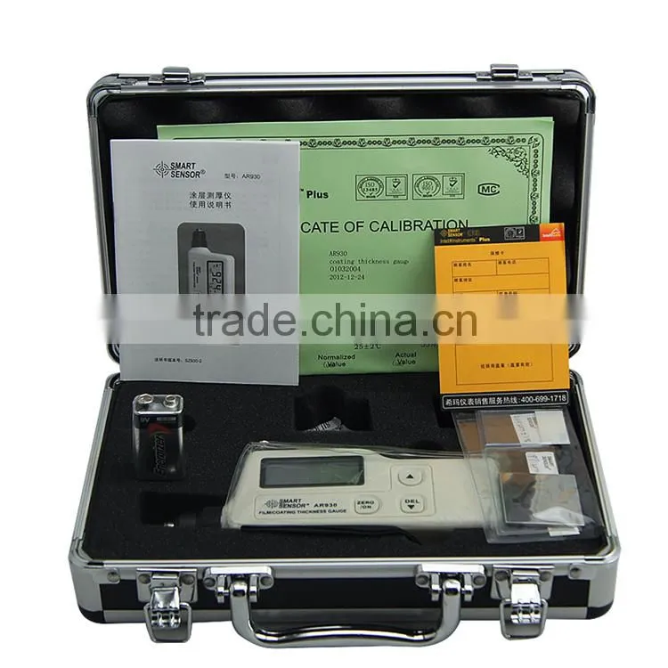 Electronic Thickness Gauge Digital High Accuracy Film Coating Thickness Meter AR930