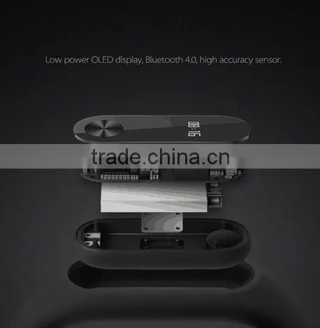 Xiaomi MI Band 2 Black Heart Rate Blacelet Fitness Tracker Monitor Bluetooth Phone Pedometer IP67 Waterproof