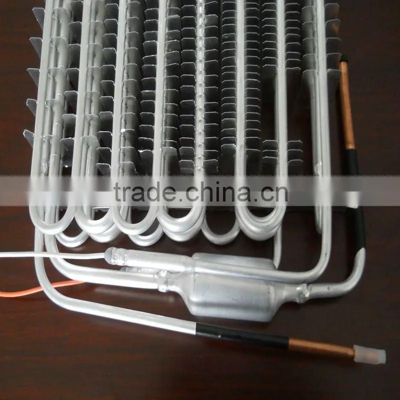 Aluminium Tube Fin Evaporator Refrigerator parts OEM Customize
