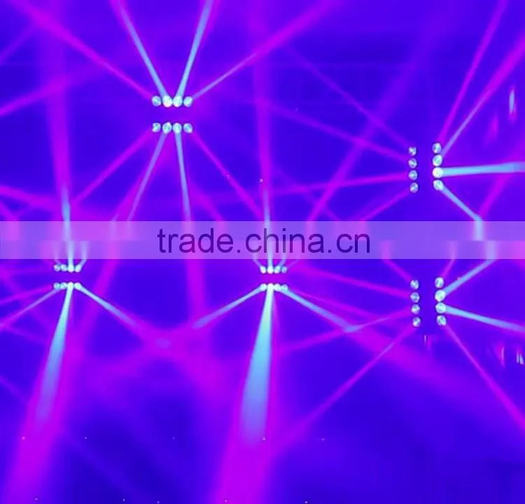 Three Years Warranty White 8*10w or 4in1 RGBW 8x12w Spider Surge 8 Sweeping LED Beam Effect