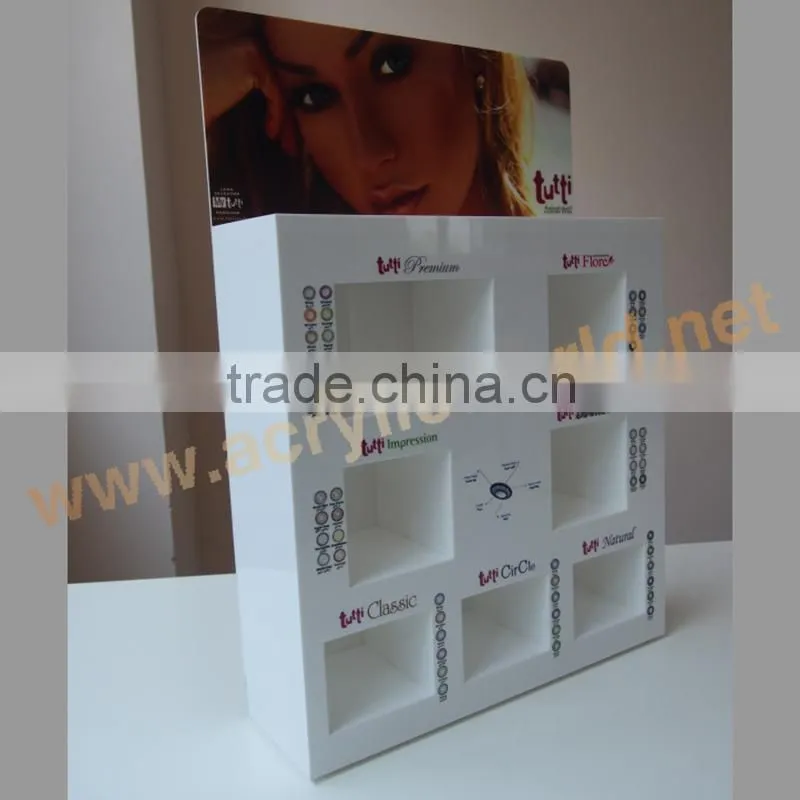 Acrylic free base rotating glasses display stand/ contact lenses display stand