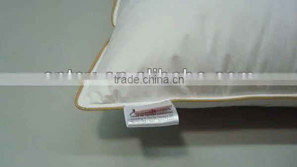 Cotton White Duck Down Gusset Pillow