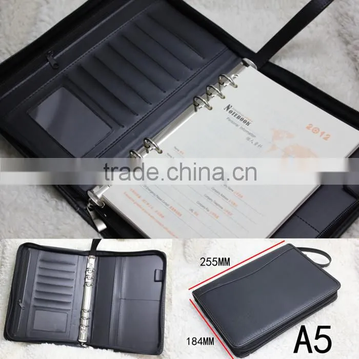 2015 luxury a4 zipper portfolio