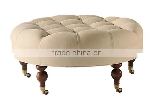 customization available fashion faux leather or genuine leather storage ottoman