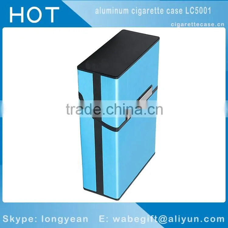 Light Aluminum Cigar Cigarette Case Tobacco Holder Pocket Box Storage Container