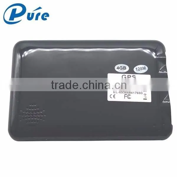4.3 inch fm car gps navigator sd card free map automotive accessory