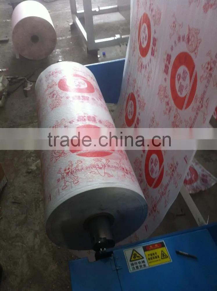 Economic type cake or bread oil on paper roll to sheets cutting machine