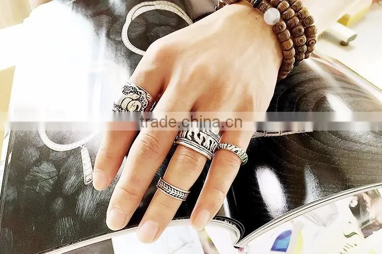 Africa style ethnic trend latest gold finger ring designs