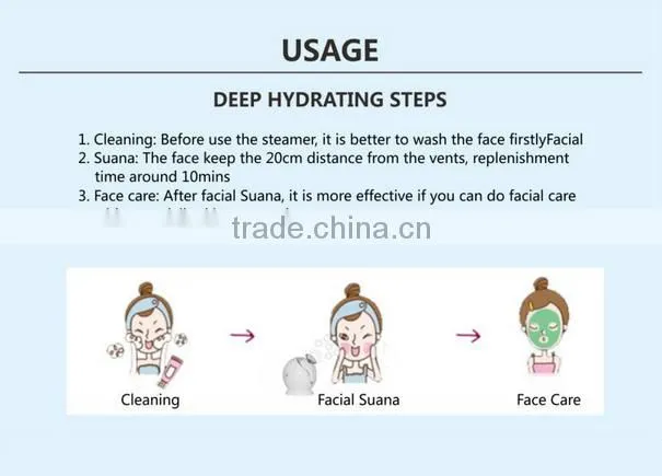 2016 Hot sale facial steamer,electric facial steamer,hot facial steamer
