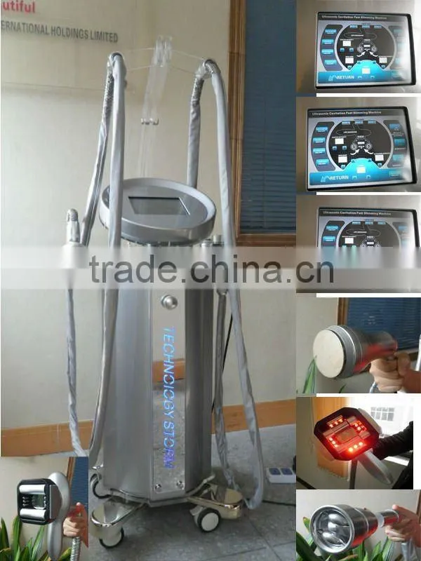 Professional cavitation ultrasound vacuum body massage apparatus