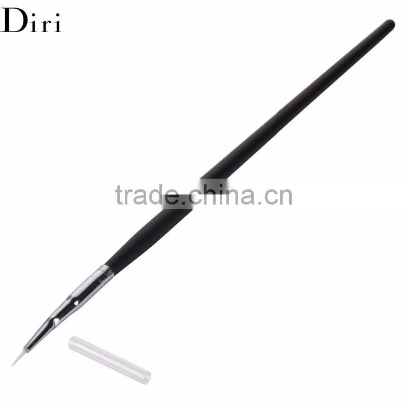Professional Black Cosmetic Eye Liner Brush with Free Sample and Custom Logo Eyeliner Brush