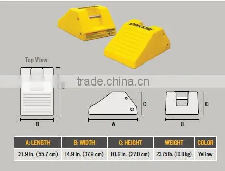 polyurethane truck whhel chocks mine haul trucks and mine support equipment heavy duty wheel chock