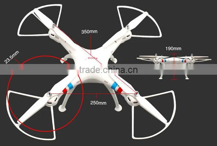 Hot offer rc quadcopter 4CH 6-axis airplane drone syma x8w