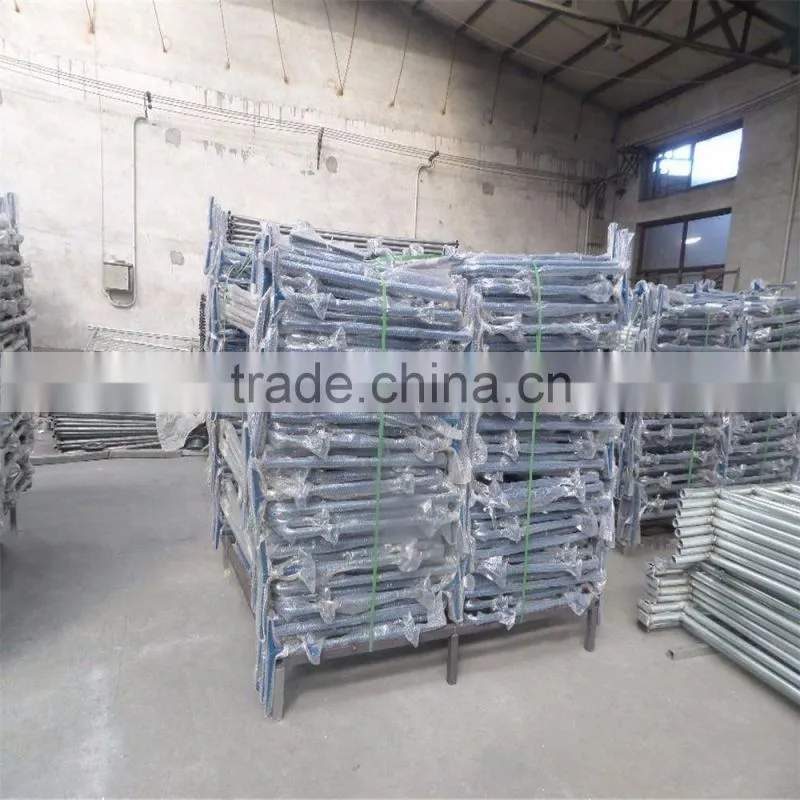 French power coated Steel road traffic barricade wholesale with reflection sticker