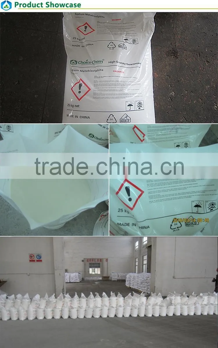 factory price sodium metabisulphite food grade