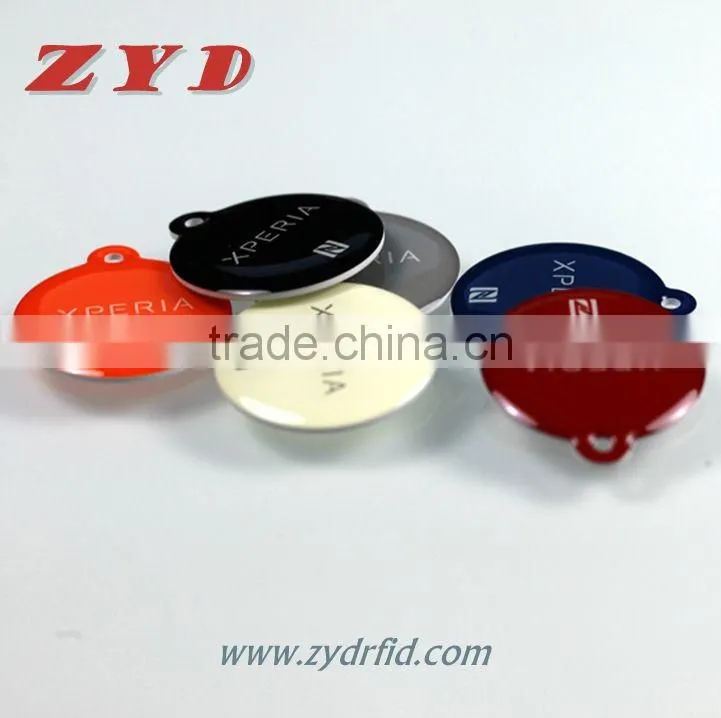 Custom printable epoxy NFC key tag