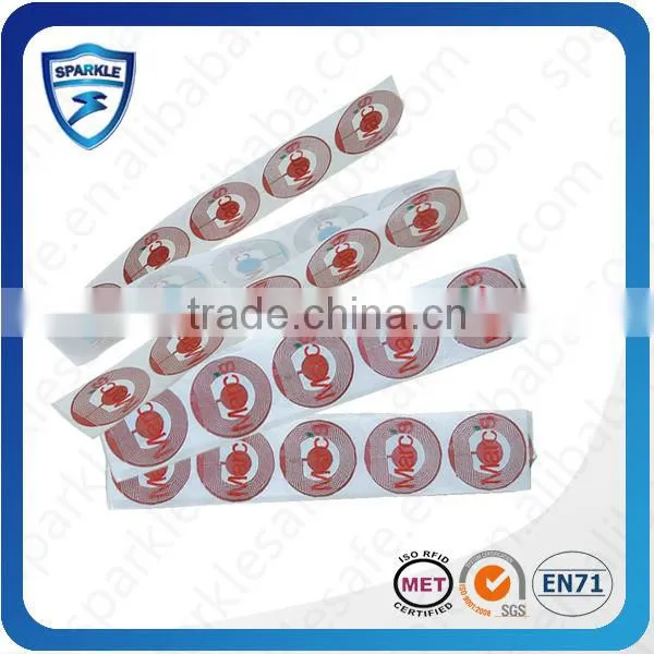 Laundry rfid sticker tag silicone inlay rfid dry / wet inlay