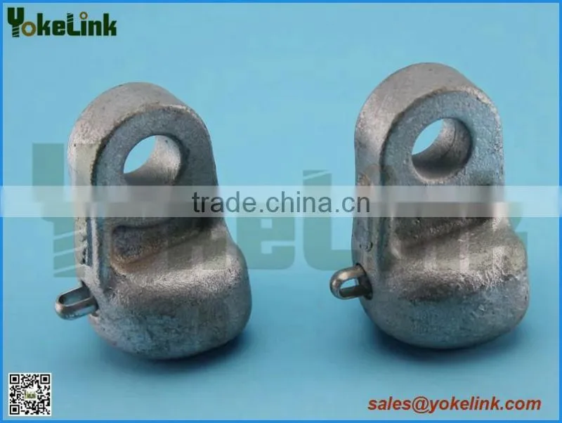 Type WS Ductile Iron casting Hot dip galvanized Socket Clevis