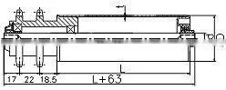 conveyor roller--Motivity duplex sprocket end type