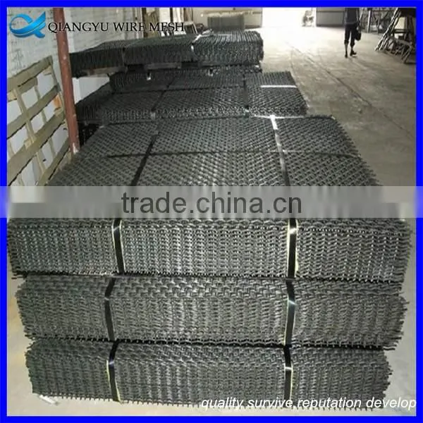 mining sieving crimped wire mesh for stone crusher screen factory