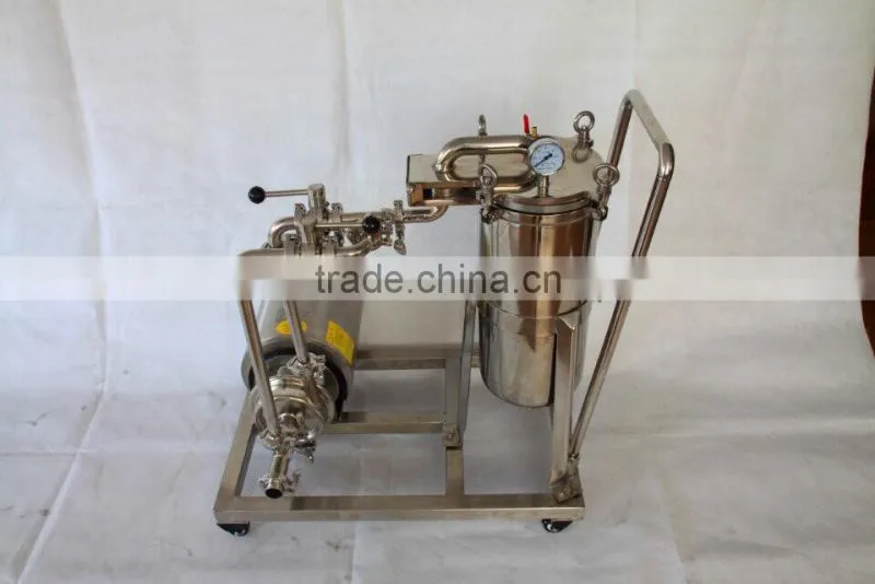 stainless steel bag filter vessel
