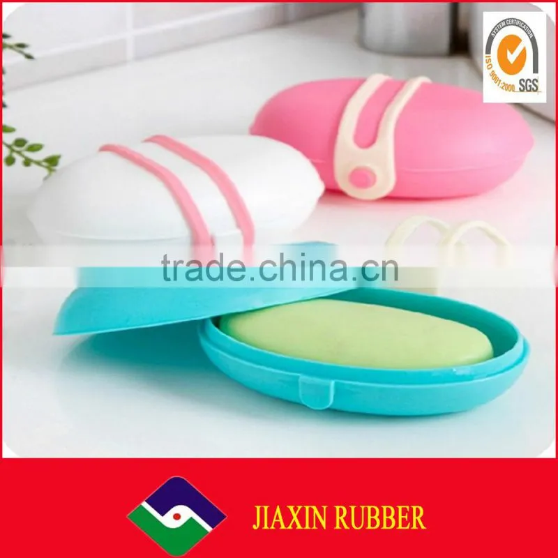 china wholesale hot sale silicone soap box/different shape soap boxes