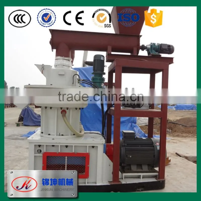 Gold manufacturer supply corn husk pellet mill/ wood pellet mill for sale.