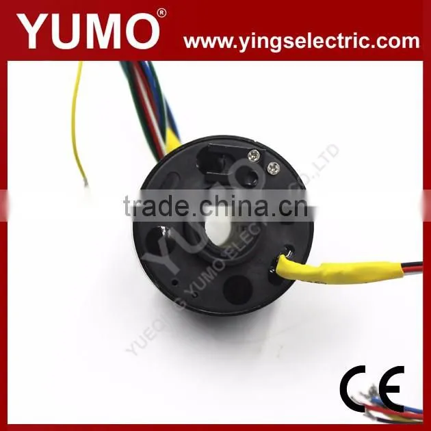 SR1254-6 6wires OD 54mm bore size 12mm through bore slip ring