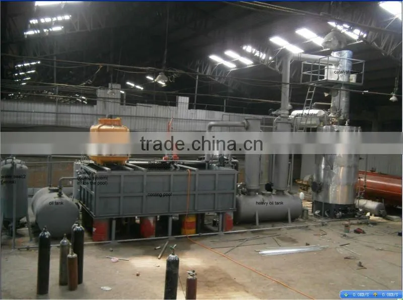 With CE_&ISO Used Lubricating Oil Recycling Vacuum Distillation Machine