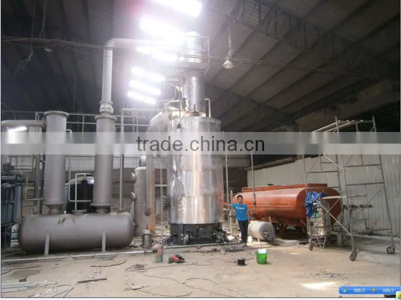 With CE_&ISO Used Lubricating Oil Recycling Vacuum Distillation Machine