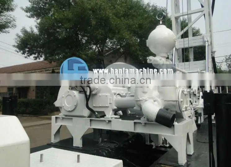big diameter drilling machines HFT350B truck water well drilling rig machine with Strong compressor force