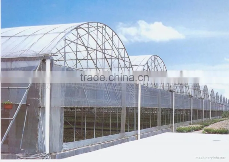Arch circle low cost plastic agricultural greenhouse