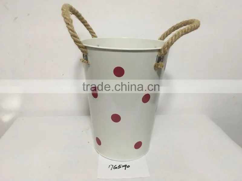 china best sellers home garden colorful iron metal hanging plant flower pot and metal planters