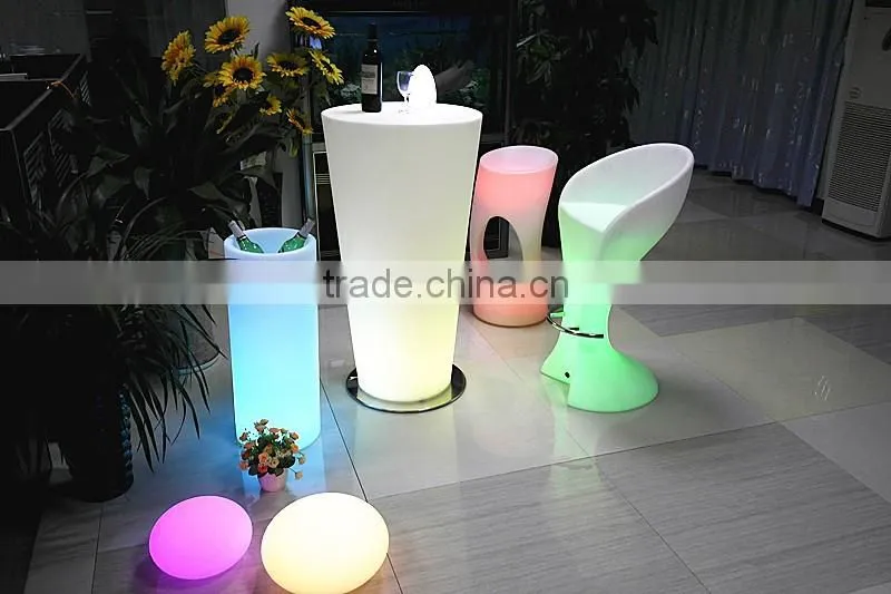 hot sale brighting party favor colorful led lighting cocktail chair