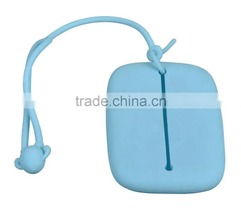 Mini Good Selling Silicone Wallet/silicone ladys purse