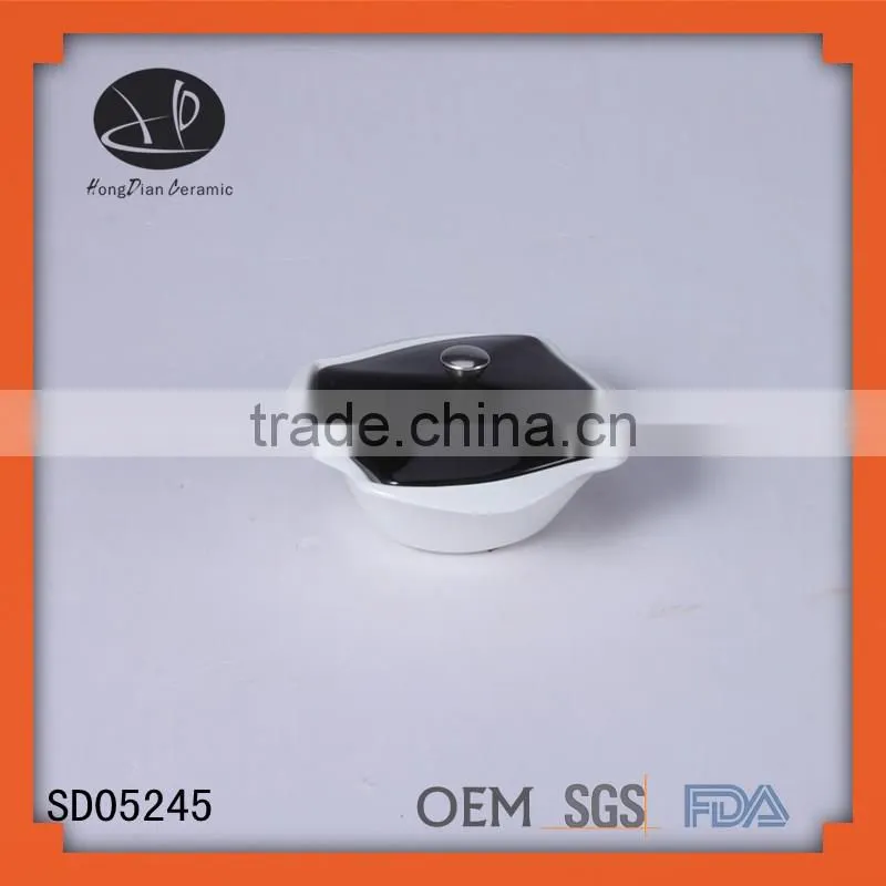 Porcelain Plain White Sushi Soy Sauce Dipping Plate Dishes,Bowl with lid,used chafing dishes,China dishes wholesale