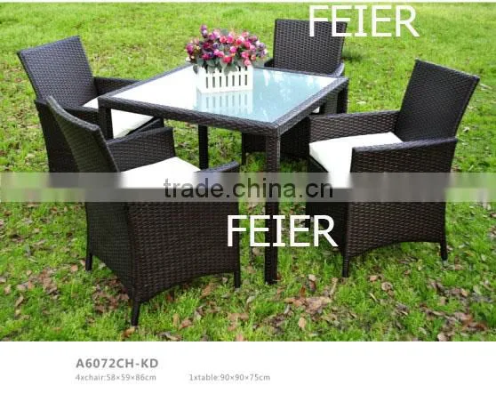 Wholesale fashion high back rattan chairs cheap sectional KD