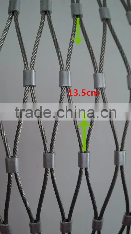 100% stainless steel anti bird protection netting