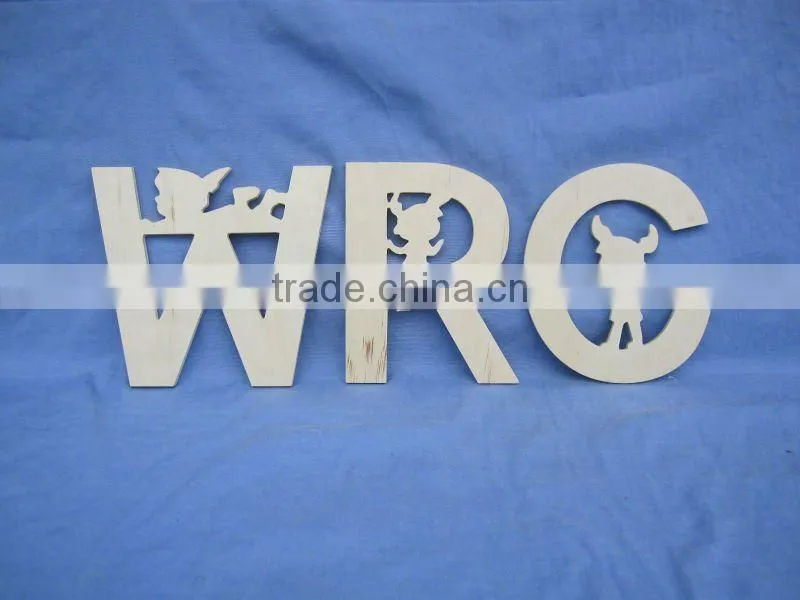 Prety Decorative Wooden alphabet Letters For Crafts