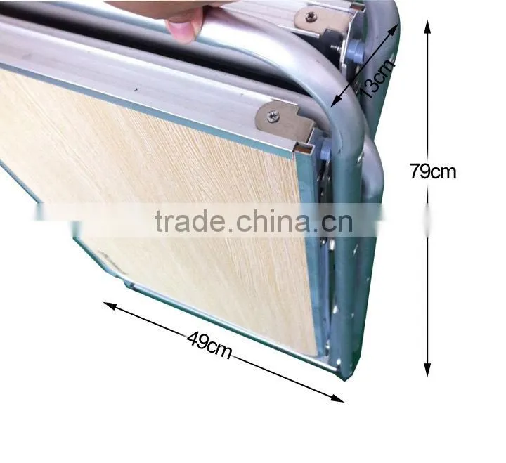 OUTDOOR STAINLESS STEEL/ALUMINUM BBQ SIDE TABLE FOR COOKING