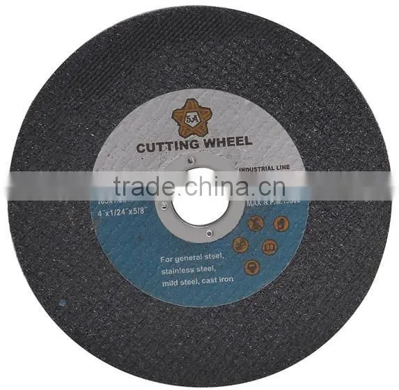 105*1*16mm easy cut abrasive cutting wheel cutting disc