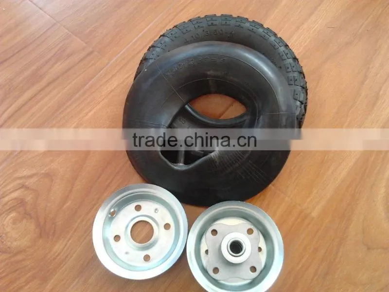Hand trolley tyre and tube 4.10/3.50-4