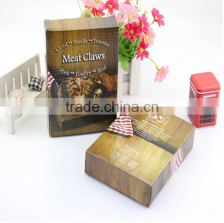 2 pcs/box Food Grade Pulled Pork Accessories Portable BBQ Tools Meat Claws
