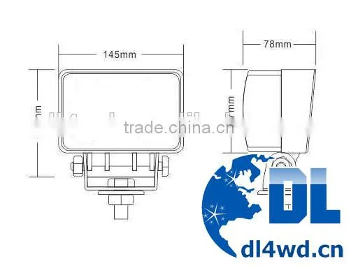 Off Road LED Light Bar 24v LED Driving Light 33W LED Work Light 4X4