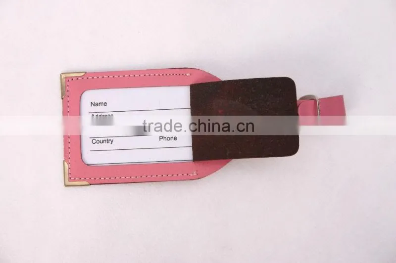 Custom Logo Name Tag Soft PVC Luggage Tag